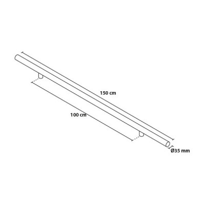 Okroglo držalo 150/100