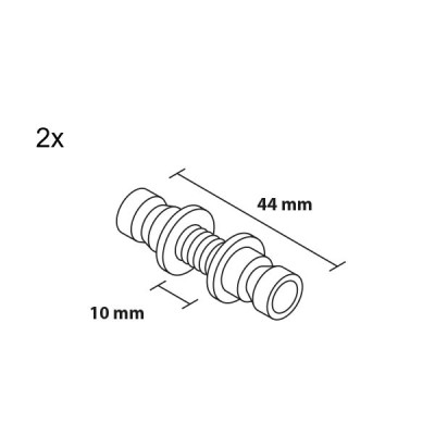 Obojestransko kvadratno držalo 170/100