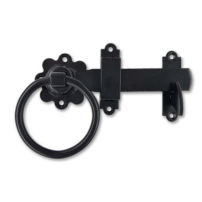 Dvostranska vrtljiva zapora za vrata s prstanom 150 mm