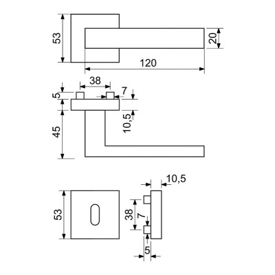 RK.TP-FORM.BB.CE kljuka na vratima RK.TP-FORM.BB.CE kljuka na vratima