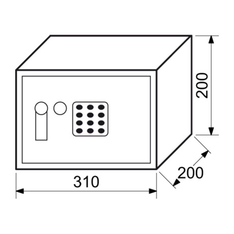 Elektronski sef RS.20.EDK