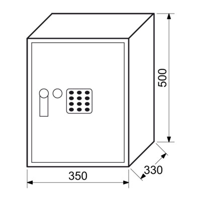 Elektronski trezor RS.50.EDK
