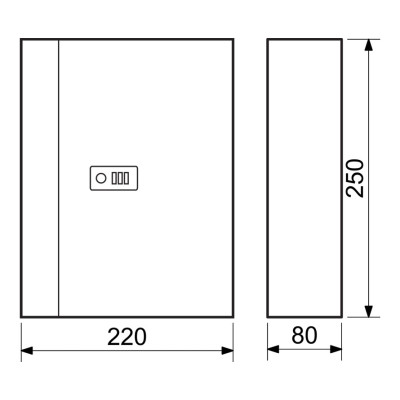 TS.28.SED ključavnica za ključe TS.28.SED ključavnica za ključe