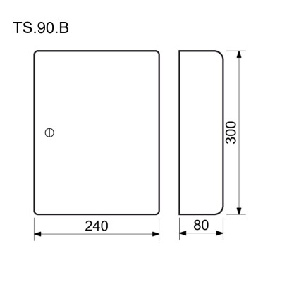 Nabiralnik za ključe TSB Nabiralnik za ključe TSB