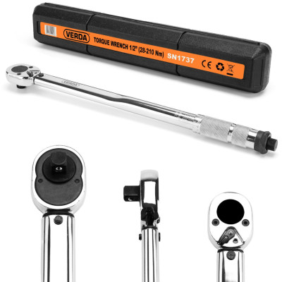 Momentni ključ za kolesa 1/2" 28–210 Nm D1737