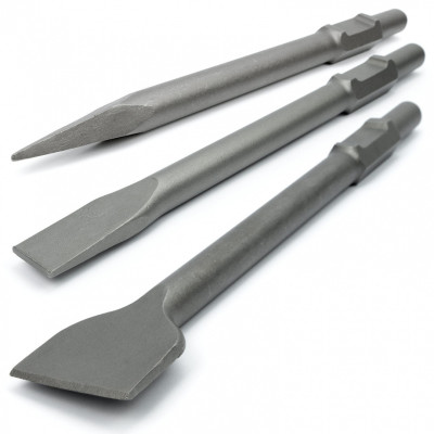 Nastavljiv set špicastih dlijeta HEX D1404