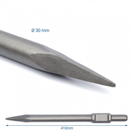 D1404 nastavljiv set špicastih dlijeta HEX