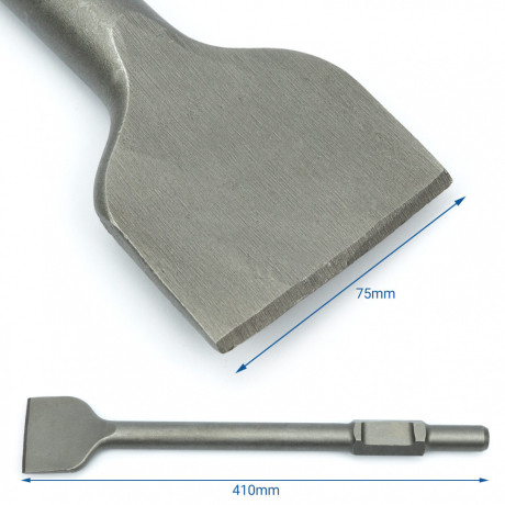 Nastavljiv set špicastih dlijeta HEX D1404