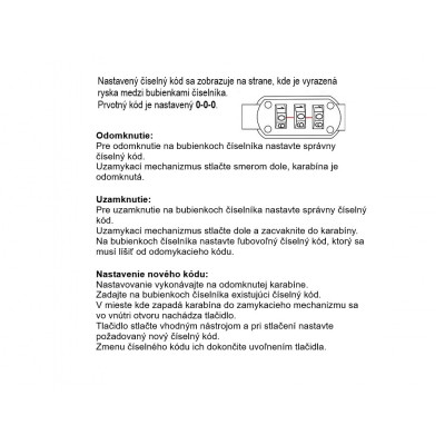 Zaklepna ključavnica Al 75x40x8mm Zaklepna ključavnica Al 75x40x8mm