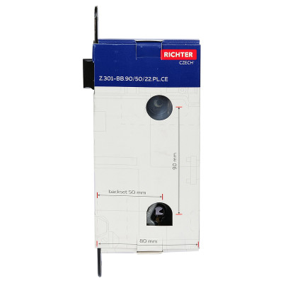 Z.301-BB.90/50/22.PL.CE vgradna ključavnica na ključ