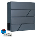D3642 poštni nabiralnik antracit
