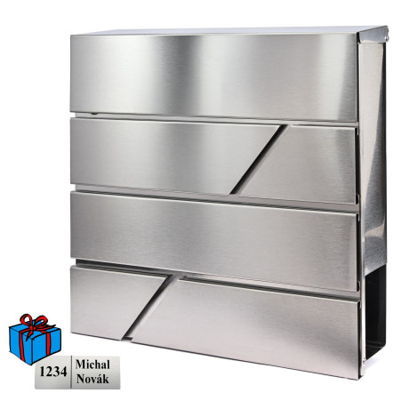 D3640 poštni nabiralnik nerjavno.