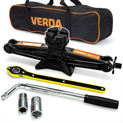 Dvigalo trapezne oblike 2,5T z ovitkom in teleskopskim ključem D4575