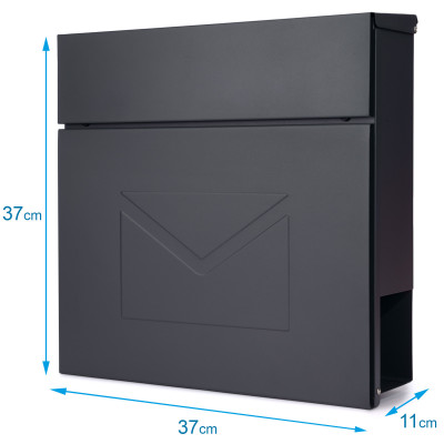 D3689 poštni nabiralnik antracit D3689 poštni nabiralnik antracit