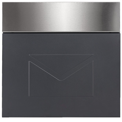 D3691 poštni predal v antracitni barvi + nerjavečega jekla D3691 poštni predal v antracitni barvi + nerjavečega jekla