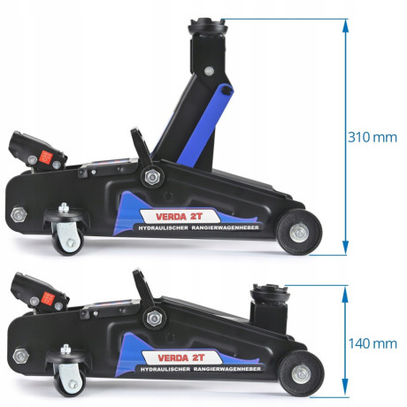 D3060 hidravlična dvigalka 2T v kovčku