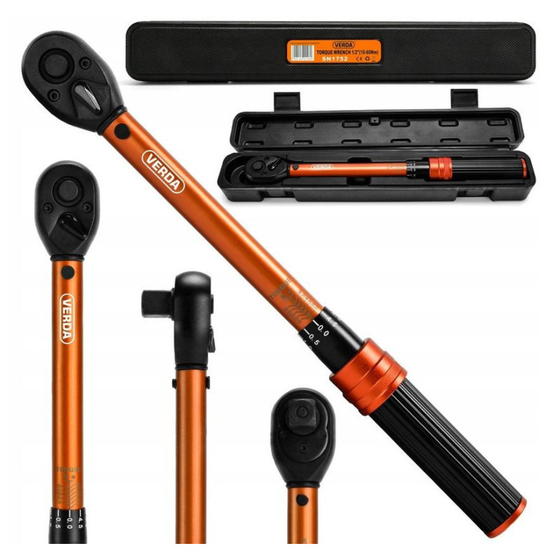 Momentový kľúč 1/2" 10–60 Nm SN1752 Momentový kľúč 1/2" 10–60 Nm SN1752
