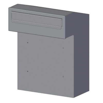 W3 - 2 nabiralnik za vgradnjo bakrena antik