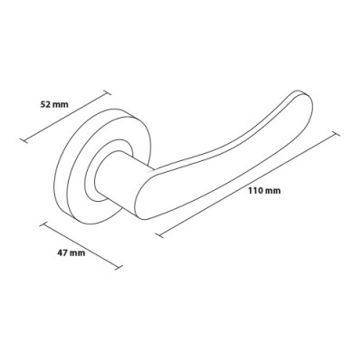 SYDNEY rozetové kovanie bronz SYDNEY rozetové kovanie bronz