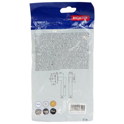 RHW.167.F9016 okenski kljukica.