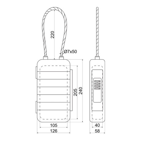 KB.G13 vodotesna škatla za ključe