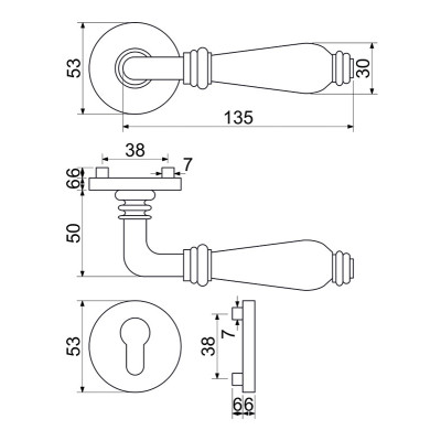 RK.E16.BERGAMO.PZ.AS kljuka na vratima