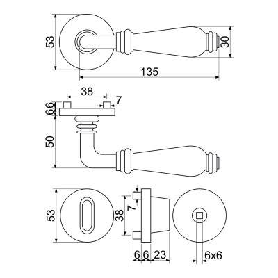 RK.E16.BERGAMO.WC.AS kljuka na vratih