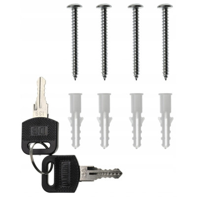 BELA poštni nabiralnik črna BELA poštni nabiralnik črna