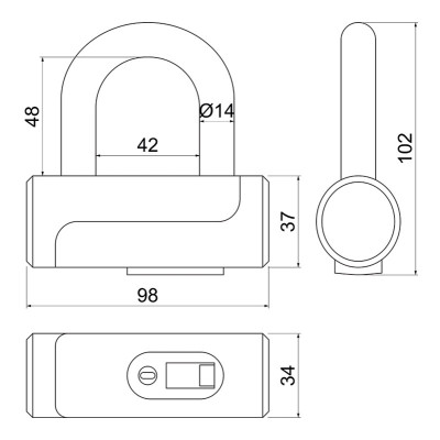 RV.PLUTOS viseči ključ