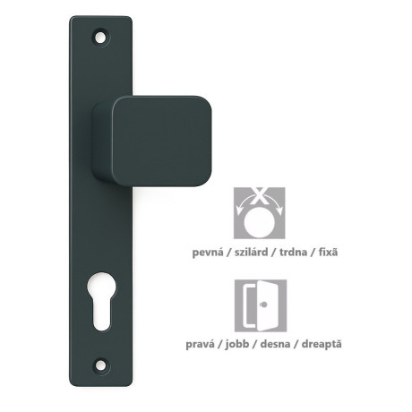 K05G kljuka-krogla desna za vrata