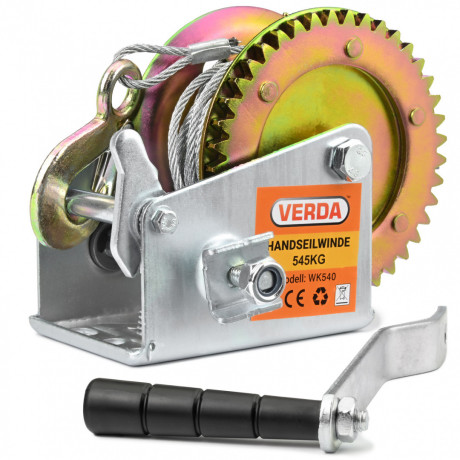 Ročna vitla s kablom s kapaciteto 545 kg WK540