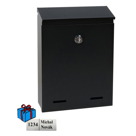 BK.516.CM poštni predal črne barve