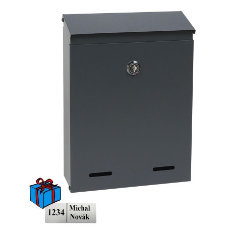 BK.516.AM poštni nabiralnik antracit