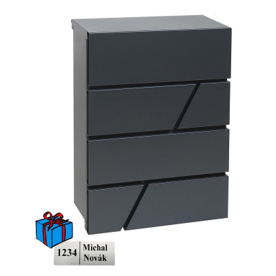 BK.524.AM poštni nabiralnik antracit