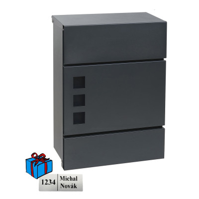 BK.525.G.AM poštni nabiralnik antracit