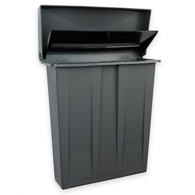 Fizički poštanski sandučić od plastike siva