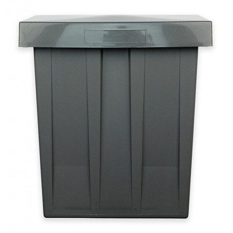 PH poštanski sandučić od plastike siva