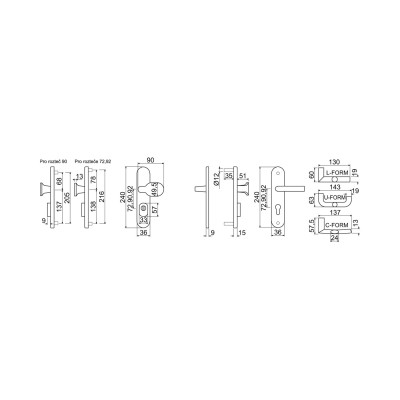 R.811.ZB.N.TB3 varnostno okovje