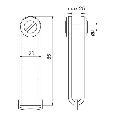 RP.ORGANIZER.MOD usnjena ključavnica