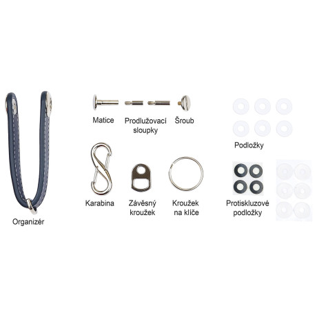 RP.ORGANIZER.B.MOD usnjena ključavnica