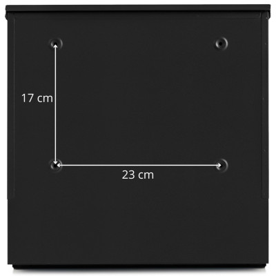 D3638 poštni nabiralnik črna + imit. les.