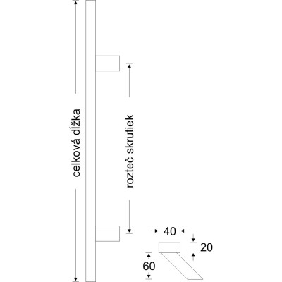 Madlo 50/30 hranaté úkosové obojstranné