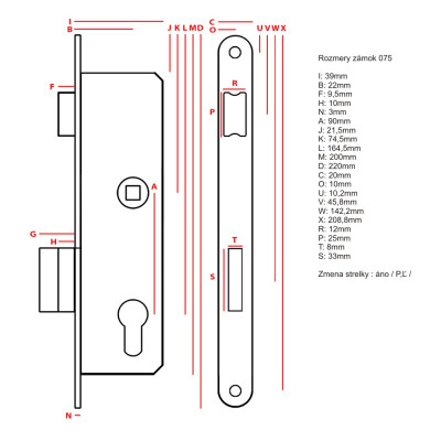 Zámok zadlabací 075