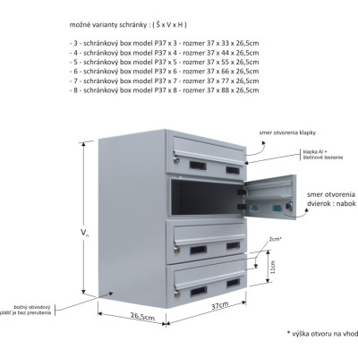 M37 N schránková zostava M37 N schránková zostava