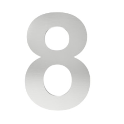 číslo "8" 155mm nerez číslo "8" 155mm nerez