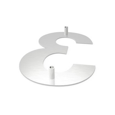 číslo "3" 155mm nerez číslo "3" 155mm nerez