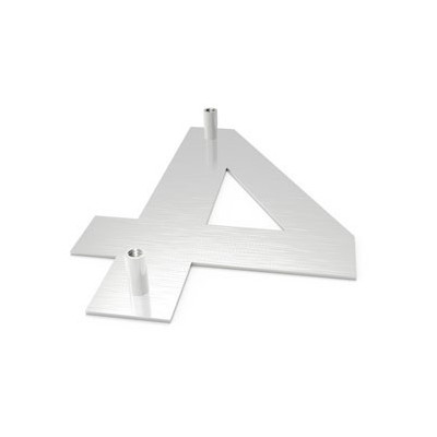 číslo "4" 155mm nerez číslo "4" 155mm nerez