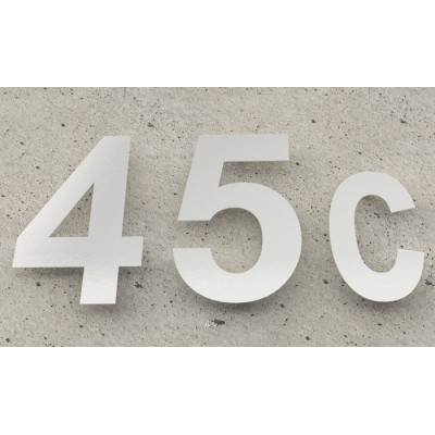 číslo "4" 155mm nerez číslo "4" 155mm nerez