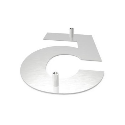 číslo "5" 155mm nerez číslo "5" 155mm nerez