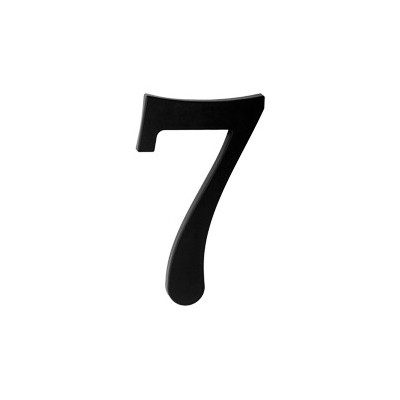 domove číslo 180mm čierne "7" domove číslo 180mm čierne "7"